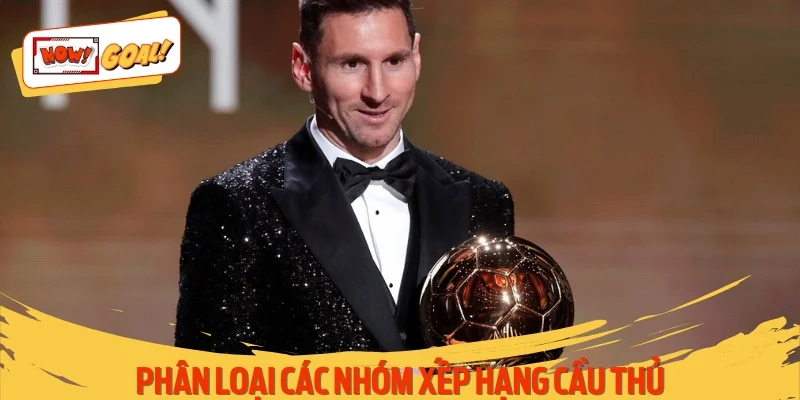 Phân loại các nhóm xếp hạng cầu thủ ghi nhiều bàn thắng nhất