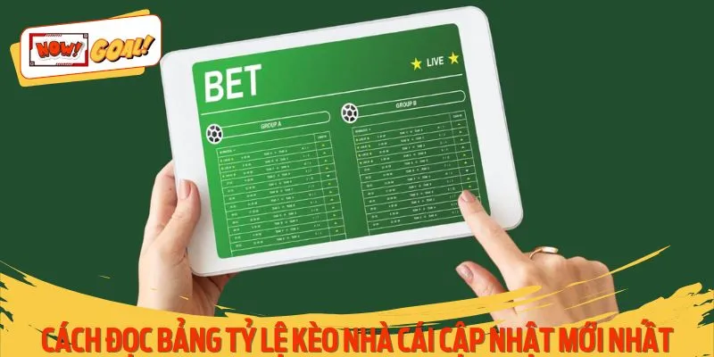 Hướng dẫn cách đọc bảng tỷ lệ kèo nhà cái cập nhật mới nhất